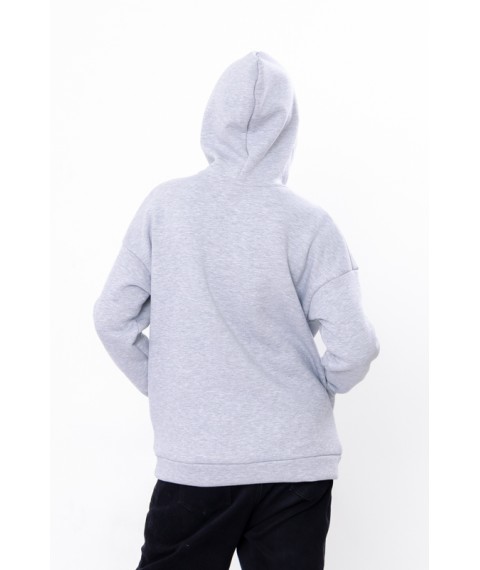 Boy's Hoodie (teen) Wear Your Own 158 Gray (6394-025-1-v15)