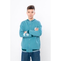 Bomber for a boy (adolescent) Wear Your Own 152 Blue (6404-025-33-1-v0)