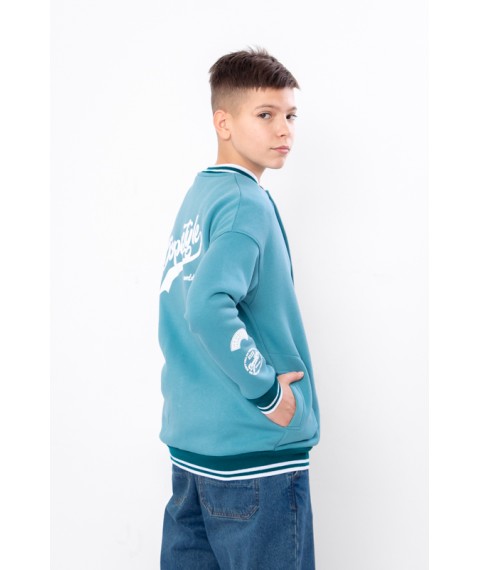 Bomber for a boy (adolescent) Wear Your Own 152 Blue (6404-025-33-1-v0)