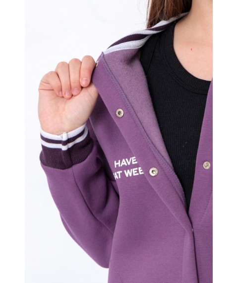Bomber for girls (teens) Wear Your Own 158 Purple (6404-025-33-2-v7)
