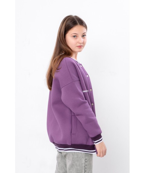 Bomber for girls (teens) Wear Your Own 170 Purple (6404-025-33-2-v11)
