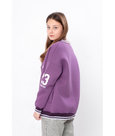 Bomber for girls (teens) Wear Your Own 152 Purple (6404-025-33-2-v5)