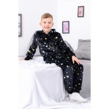Boys' overalls (with hood) Wear Your Own 134 Black (6413-035-4-v16)