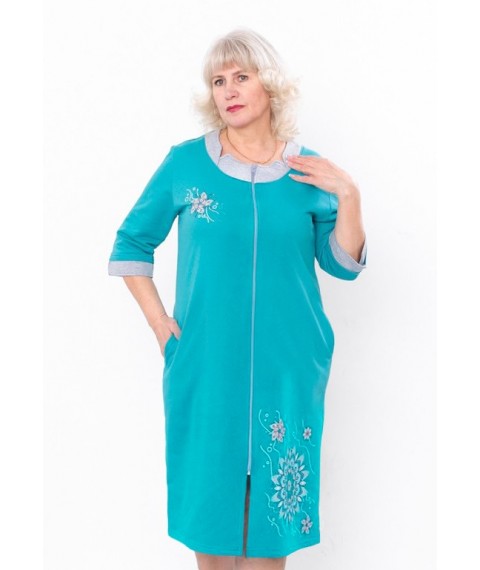 Women's dressing gown Wear Your Own 46 Turquoise (8004-023-33-v43)
