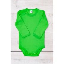 Nursery bodysuit for a boy (with long sleeves) Nosy Svoe 74 Light green (5010-023-4-v2)
