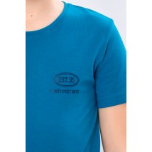 Children's T-shirt "Sport" Wear Your Own 158 Turquoise (6021-1-v83)
