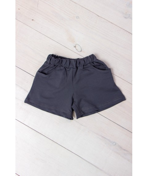 Shorts for girls Wear Your Own 104 Gray (6033-057-1-v26)