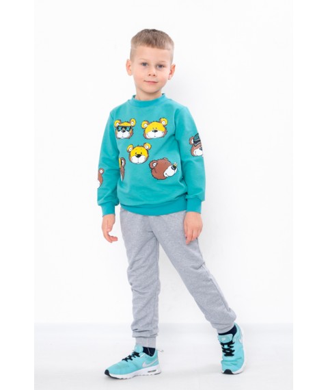 Suit for a boy Wear Your Own 110 Turquoise (6063-057-33-8-v0)