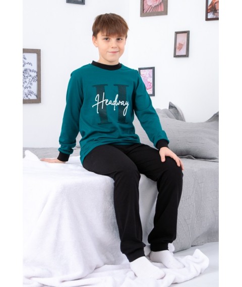 Pajamas for boys (teens) Wear Your Own 140 Green (6076-001-33-1-v1)