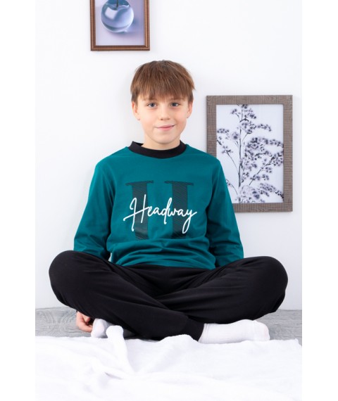 Pajamas for boys (teens) Wear Your Own 140 Green (6076-001-33-1-v1)