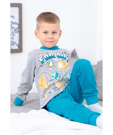 Boys' pajamas Bring Your Own 116 Gray (6076-001-33-6-v2)