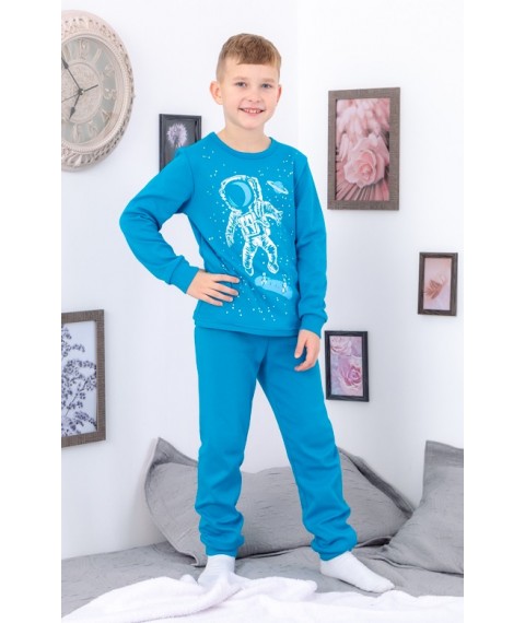 Boys' pajamas Bring Your Own 122 Turquoise (6076-015-33-4-v6)