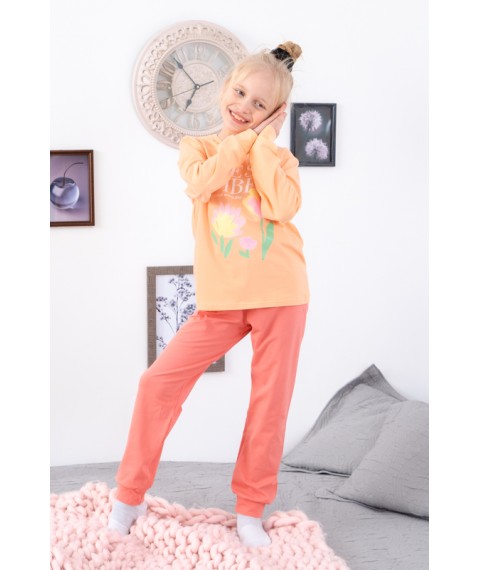 Pajamas for girls Wear Your Own 116 Orange (6076-036-33-5-v2)