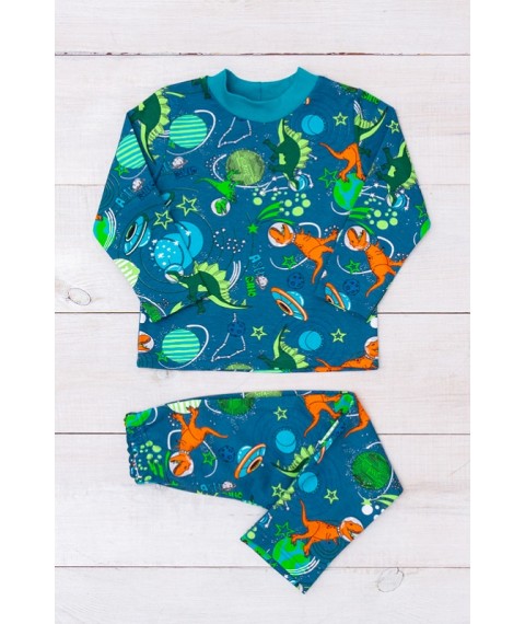 Children's pajamas Wear Your Own 98 Turquoise (6076-v9)
