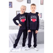 Children's pajamas "Family look" Wear Your Own 110 Blue (6076-L-v0)