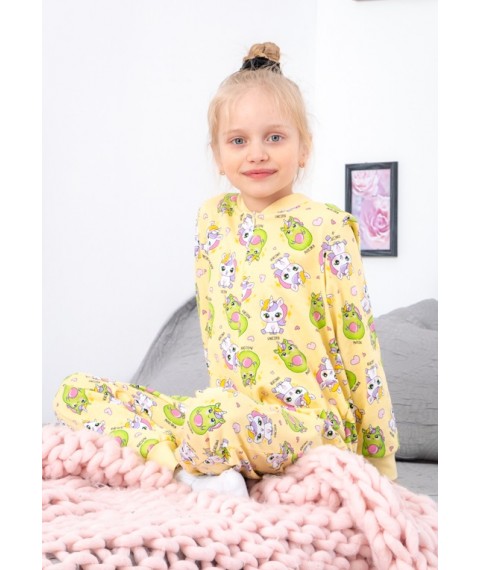 Sleepsuit for girls Nosy Svoe 116 Yellow (6392-024-5-v6)