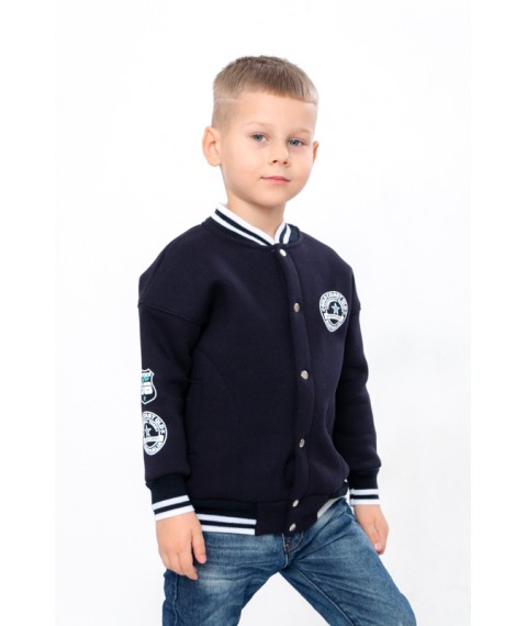 Bomber for a boy Wear Your Own 134 Blue (6404-025-33-4-v11)