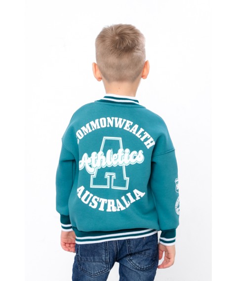 Bomber for a boy Wear Your Own 134 Turquoise (6404-025-33-4-v10)