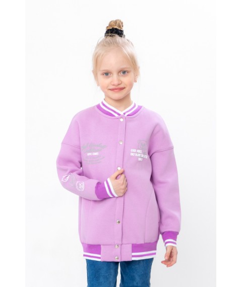 Bomber for girls Wear Your Own 134 Purple (6404-025-33-5-v10)