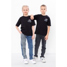 Children's T-shirt "Family look" Wear Your Own 110 Black (6414-L-v0)