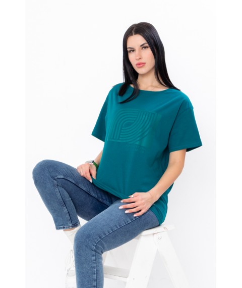 Women's T-shirt (oversize) Wear Your Own 44 Green (8127-001-33-v11)