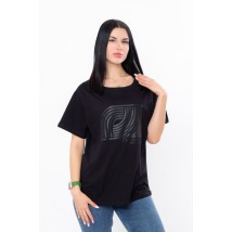Women's T-shirt (oversize) Wear Your Own 42 Black (8127-001-33-v5)