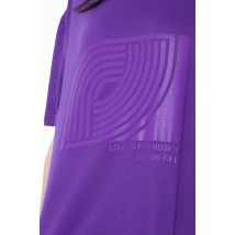 Women's T-shirt (oversize) Wear Your Own 48 Purple (8127-001-33-v27)