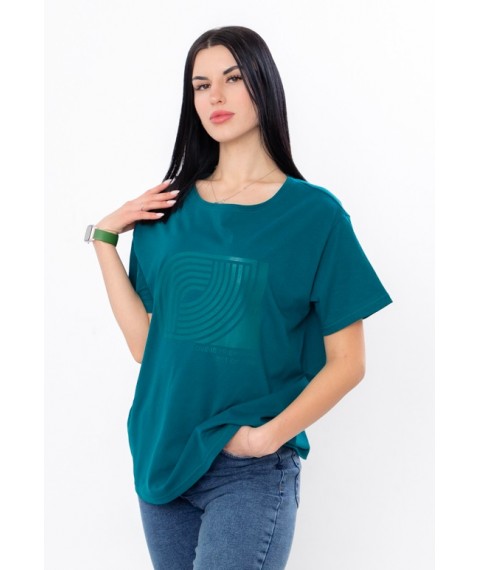 Women's T-shirt (oversize) Wear Your Own 48 Green (8127-001-33-v26)
