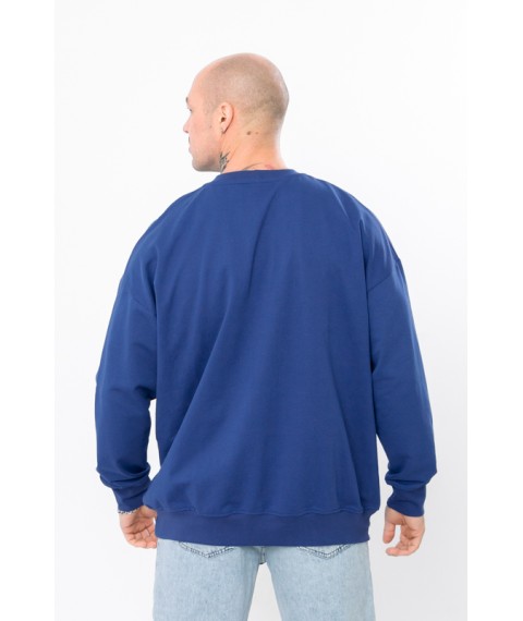 Men's sweatshirt (oversize) Wear Your Own 56 Blue (8379-057-v12)