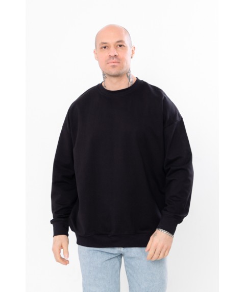 Men's sweatshirt (oversize) Wear Your Own 54 Black (8379-057-v8)