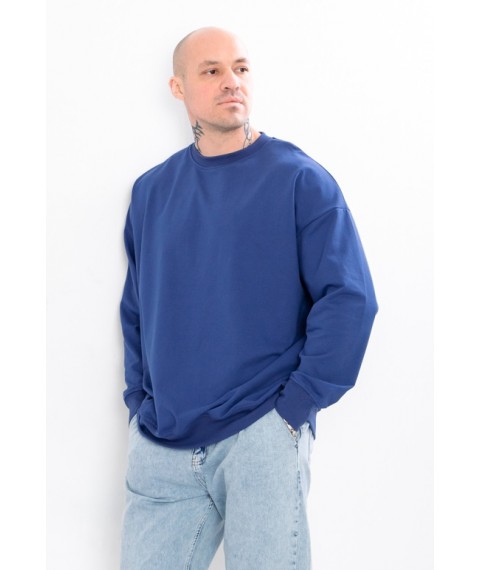 Men's sweatshirt (oversize) Wear Your Own 48 Blue (8379-057-v3)