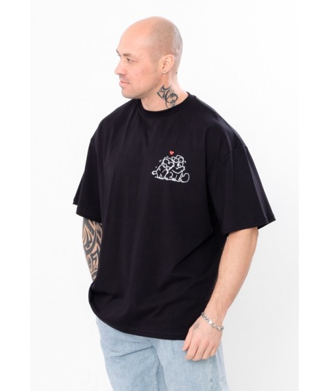 Men's T-shirt "Family look" Wear Your Own 46 Black (8383-L-v1)