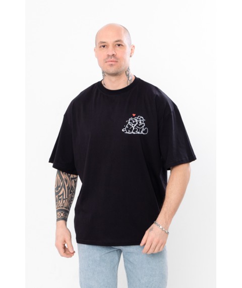 Men's T-shirt "Family look" Wear Your Own 46 Black (8383-L-v1)
