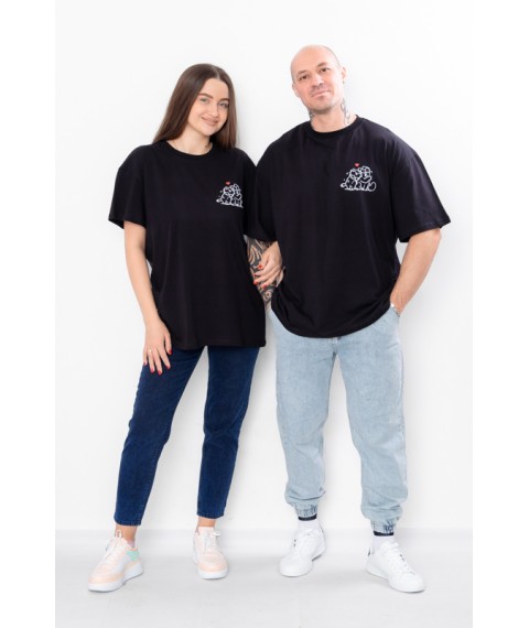Men's T-shirt "Family look" Wear Your Own 44 Black (8383-L-v0)