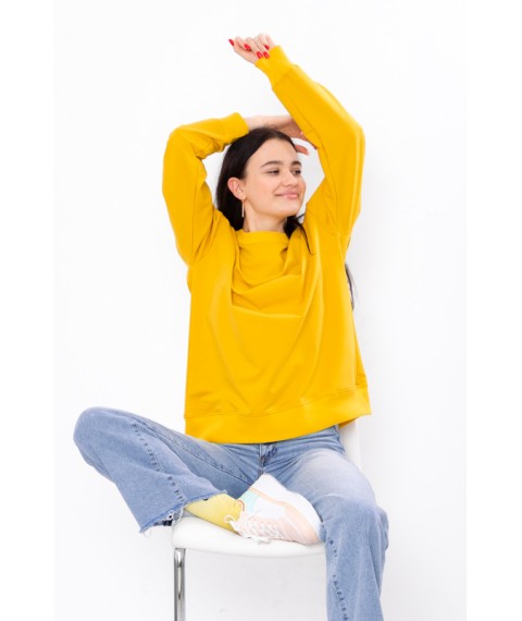 Women's sweatshirt (oversize) Wear Your Own L/178 Yellow (3355-057-1-v3)