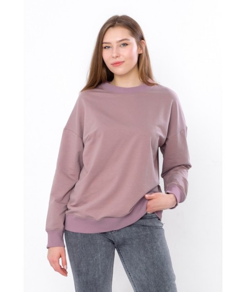 Women's sweatshirt (oversize) Wear Your Own M/175 Brown (3355-057-v6)