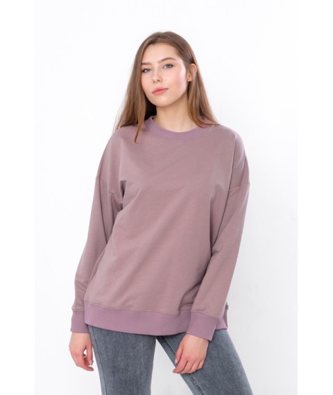 Women's sweatshirt (oversize) Wear Your Own M/175 Brown (3355-057-v6)