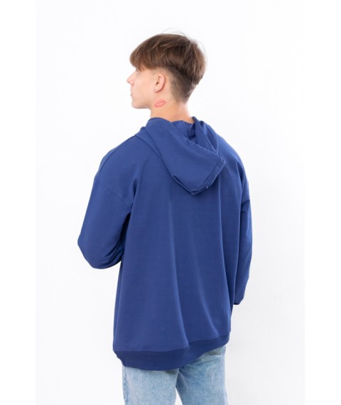 Hoodies for men (oversize) Wear Your Own L/187 Blue (3363-057-v8)