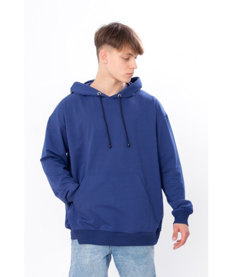 Hoodies for men (oversize) Wear Your Own S/179 Blue (3363-057-v0)