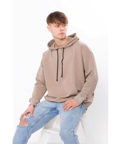 Hoodies for men (oversize) Wear Your Own L/187 Brown (3363-057-v7)