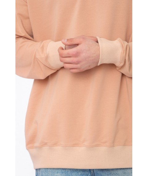 Men's sweatshirt (oversize) Wear Your Own S/179 Beige (3364-057-1-v1)