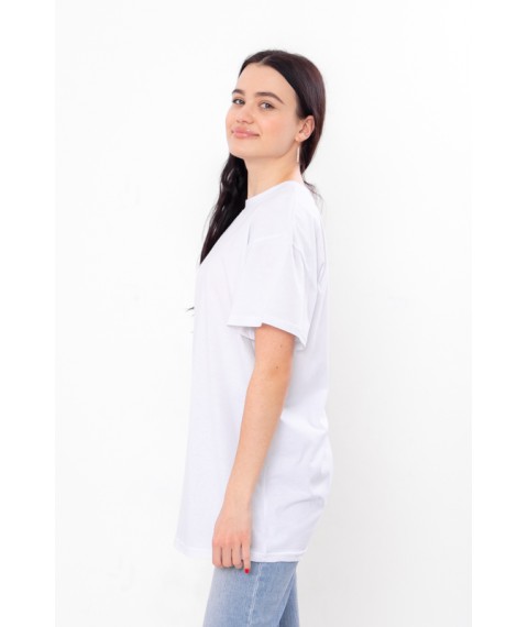 Women's T-shirt (oversize) Wear Your Own S/172 White (3384-001-v0)