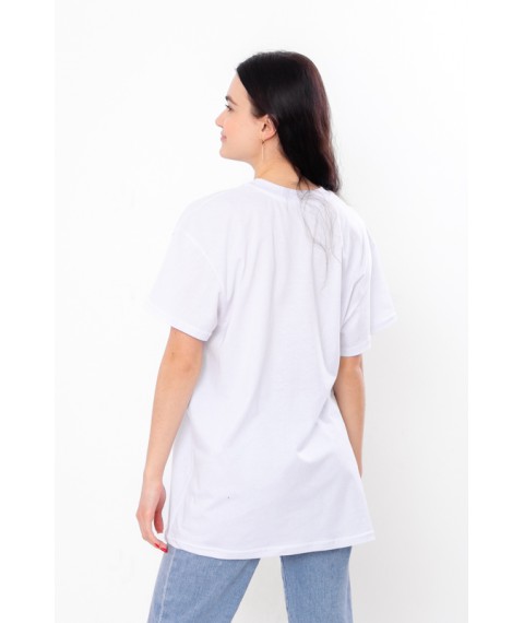 Women's T-shirt (oversize) Wear Your Own S/172 White (3384-001-v0)