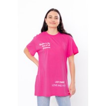 Women's T-shirt (oversize) Wear Your Own L/178 Crimson (3384-001-33-1-v6)