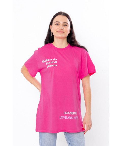 Women's T-shirt (oversize) Wear Your Own S/172 Crimson (3384-001-33-1-v1)