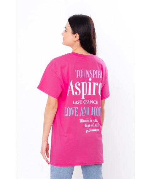 Women's T-shirt (oversize) Wear Your Own S/172 Crimson (3384-001-33-1-v1)