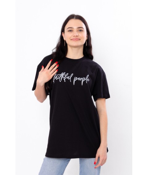 Women's T-shirt (oversize) Wear Your Own M/175 Black (3384-001-33-v1)