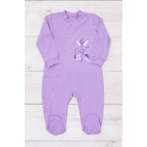 Nursery overalls for girls Nosy Svoe 80 Violet (5032-036-33-5-v9)