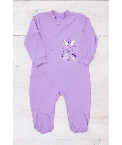 Nursery overalls for girls Nosy Svoe 74 Violet (5032-036-33-5-v6)