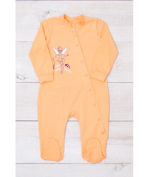 Nursery overalls for girls Nosy Svoe 62 Orange (5032-036-33-5-v3)